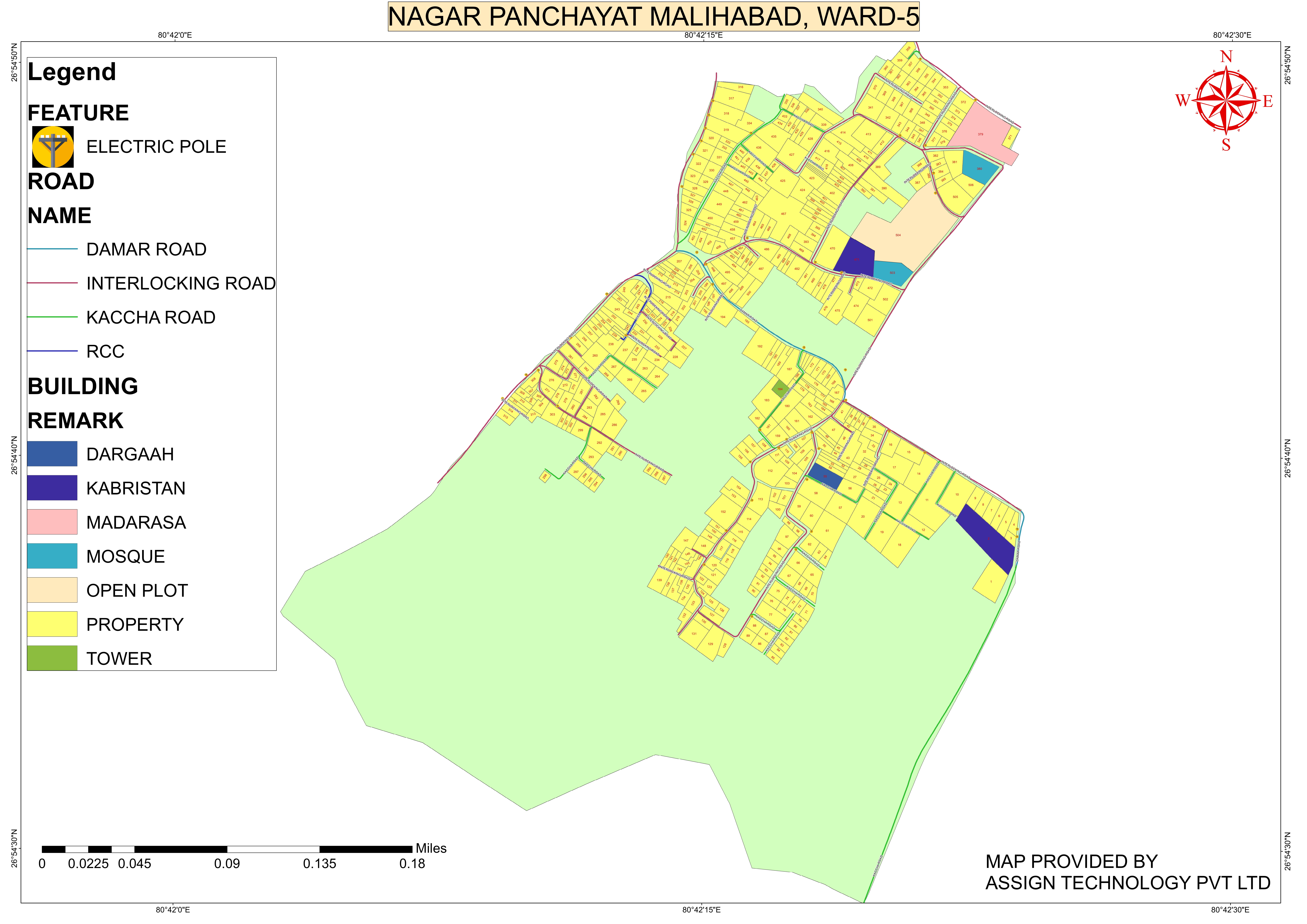Map of Ward 1